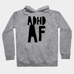 ADHD Tee. ADHD MEME Painted Hoodie